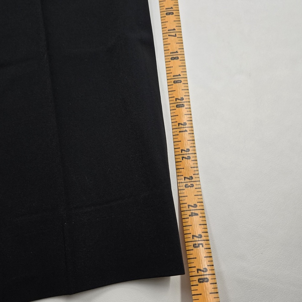 DKNY Women's‎ Dress Pants Size 14, Black Straight Leg - Picture 11 of 13